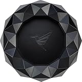 Lifestyle-Ambiente Colibri * Zigarrenascher Metall rund Quasar schwarz