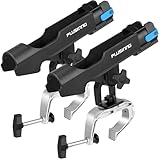 PLUSINNO Fischerboot Ruten-Halter mit gro?er Zangen?ffnung 360 Grad einstellbar Angelrute Racks aufklappbaren Halter