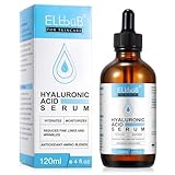 Hyaluron Serum - Anti-Aging Gesichtspflege mit Hyaluronsäure und Aloe - Augenringe entfernen, Anti Aging, Anti Falten, Moisturizer