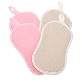 SHERCHPRY 4 Stck. Doppelseitige Reinigungsschwämme Wiederverwendbare Küchen Schwämme für Geschirr Topf und Pfannenreinigung Kratzfrei