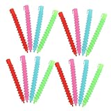 Veemoon 60 Stück Haarglätter für Dauerwelle Spiralwickler für Locken Leichte Langlebige Papilotten für Kalte Dauerwellen für Kurzes Haar und Vielseitige Frisuren