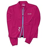 Santic Fahrradjacke Damen Radfahren Sportjacke Atmungsaktiv Leicht UV-Schutz Fahrrad Radsportjacke Reflektierend Laufjacke Lila S