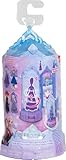 Mattel Disney Frozen Surprise Kleine Puppen & Minischloss Spielsets mit drehender Puppenenthüllung, Ice Castle Spin Surprise aus Filmen (Stile können variieren)
