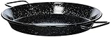 La Ideal GARCIMA valencianische Paella-Pfanne, emailliertes Eisen, 32 cm, Schwarz