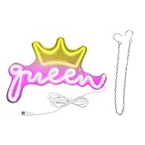 LED-Neonschild, leuchtend, USB-betrieben, mit dekorativer Wanddekoration für Kinderzimmer, Schlafzimmer