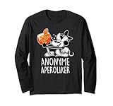 ANONYME APEROLIKER X VINTAGE MOUSE SPRITZ CLUB Holy Aperoli Langarmshirt