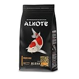 AL-KO-TE, 3-Jahreszeitenfutter für Kois, Frühjahr bis Herbst, Schwimmende Pellets, Hauptfutter Profi Mix, 1 kg (1er Pack)