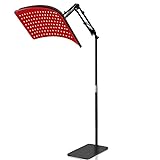 Rotlichtlampe mit Stativ, GuKKK Rotlicht Infrarotlampe mit Timer, Rotlicht Therapie