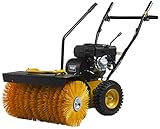 Texas Handy Sweep 650TG 212ccm Kehrmaschine Benzin Schneefräse Schneeräumer Motorbesen mit Antrieb Radantrieb | 60cm | 5,7PS | 4Takt | 3xVor.1xRück.