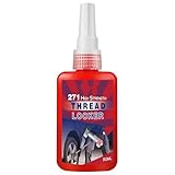 Schraubensicherung, Schraubensicherung, Schraubenaufkleber, Schraubensicherung, Kleber für Schrauben, Anaerober Klebstoff, Schrauben, Fixierschrauben, Schraubenbefestigung, 50 ml