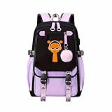 Sp𝒓u𝒏𝒌𝒊 Schulrucksack,Kinderrucksäcke Mädchen Jungen Leicht Backpack,Sp𝒓u𝒏𝒌𝒊 Characters Druck Rucksack Teenager,Hohe Kapazität Schultaschen für Schule Travel Freizeit,Fan Geschenke(#O)