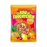 Kaufrüchtchen – 1 x 1000g Vorratspackung – Kaubonbons in fünf fruchtigen Geschmacksrichtungen