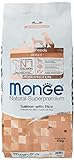 Monge Natural Superpremium Adult Salmon and Rice, Hundefutter für alle Rassen (Trockenfutter für Hunde mit Lachs & Reis, sehr Ballaststoff- & Vitaminreich, 12 kg)