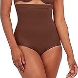 Panties Damen Damen-Leggings mit hoher Taille, Taillenhose, Nahtloser Po-, körperformende Hose Damen Schlüpfer Baumwolle Pushup Unterhosen Damen (Brown, XXL)