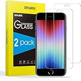 SPARIN 2 Stück Panzer Schutz Glas für iPhone SE 2022/2020 und iPhone 8/7/6/6s, 9h Härte Schutzfolie für iPhone 4.7 Zoll, HD,Anti-Kratzen