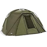 Lucx Adler Bivvy Angelzelt mit Winterskin für 1-2 Mann - kompaktes, wasserdichtes Karpfenzelt mit Schnellaufbau, herausnehmbarer Bodenplane & 10.000 mm Wassersäule