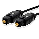 BIGtec 5m Toslink Kabel optisches digital Audio-Kabel SPDIF Digitalkabel HiFi ø 2,2mm LWL Lichtwellenleiter Glasfaserkabel Heimkino Soundbar Verstärker Stereoanlage