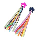 HEMOTON 2 Paare Fahrradband Dampfer handhaben Streamer handhaben kinderfahrrad zubehör Fahrrad zubehör Roller Lenkerbänder zum Aufhängen Fahrradstreamer Plastik Colorful