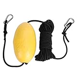 mumisuto Kayak Drift Ankers, 9.8m/32.2ft Nylon Treibanker Abschleppseil Kit Sea Boje Drogue Tragbares Schwimmboot Zubehör für Marine Boot Yacht Kajak