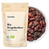 Kamelur 1kg BIO Hagebutten getrocknet & ohne Zusätze, für Hagebuttentee BIO ganze & getrocknete Hagebutten