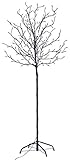 Lunartec LED Baum Outdoor: LED-Deko-Baum mit 200 beleuchteten Knospen, 150 cm, drinnen & draußen (LED-Baum Outdoor groß, Baum beleuchtet Outdoor, Weihnachtsbaumbeleuchtung)