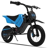 EVERCROSS EV05M Elektromotorrad Kinder, 150W Elektromotorrad, 8/16 km/h Geschwindigkeitsmodus & 10 km Langstrecken-Elektromotorrad, 12'' Moto Cross für Kinder von 3-12 Jahren