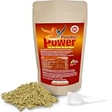 PowerPowder Pulver 150g mit schwarzes Maca Wurzel-Extrakt Cordyceps-Extrakt Schisandra-Extrakt Klettenwurzel-Extrakt Coenzym Q10 und anderen Pflanzen vegan