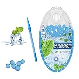 Yorbst Menthol Kugeln 100er Aroma Kapseln mit Filterstab Aromatische Perlen Kugel Kapsel Flavor Ball mit DIY Zigarette Klickfilter, für unvergesslichen Flavour Geschmack