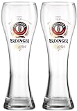 Erdinger-Bier-Gläser, Halber Liter, 2er-Set