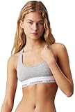 Calvin Klein Damen BH Bralette Unlined Sport, Grau (Grey Heather), M