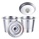 Wiederverwendbare K Cup Kaffeepads - Premium 304 Edelstahl Kaffeefilter, kompatibel mit Kuerig 1.0 Serie, inklusive eleganter Geschenkbox - Perfekt für Geschenke oder den persönlichen Gebrauch (2