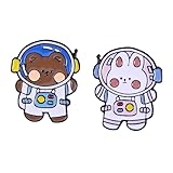 LALAFINA 2stücke Cartoon-kleiderbroschen mit Dekorativen Anstecknadeln Party-ausstattung Mantel-abzeichen für Jeden Anlass