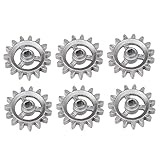 Cndiyald BBQ Elektromotor Getriebe Automatische Rotationsrahmenzubehör Metalc DIY Elektromotor Getrilling Grillwerkzeuge 6pcs