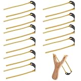 Quvxzy 10 Stück Steinschleuder Gummi, Schleuder Gummi für Zwille, Twin Gummibänder für Jagd, Professionelle Katapult Slingshot Ersatz Gummi, Outdoor Jagd Katapulte, Slingshot Gummibänder
