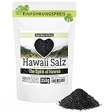 Hawaii Salz, schwarzes Salz, Lava Salz, Vulkan Salz, 250g Hawai Salz schwarz