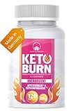 KETO BURN®* Appetitzügler* Kapseln, Abnehmen* & Stoffwechsel** EXTREM hochdosiert mit Glucomannan, Cholin, Vitamin B1 + B6 für Frauen & Männer – Nahrungsergänzung schnell & stark, 21 Tage Kur