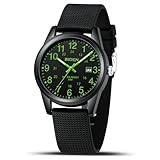 LN LENQIN Herren Uhr Uhren Herren Analog Quarz Armbanduhr 30M wasserdichte mit Datum Mode Casual Designer Uhr für Männer Silikonband