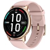 TUYOMA Smartwatch Damen - 1,32 Zoll Smart Watch Sportuhr, IP68 Wasserdicht Fitnessuhr Damen mit Herzfrequenz, SpO2, Schlafüberwachung, Schrittzähler Uhr, Pulsmesser, für iOS und Android