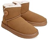 Jifenkla Winterstiefel Damen Boots, Warm Gefütterte Schneestiefel, Wasserdicht WinterBoots, Rutschfest Winterschuhe Damenstiefel Winter Stiefel Fellstiefel