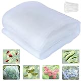 Gemüseschutznetz, 3x10m Insektenschutznetz, Zuschneidbar Gemüsenetz, Insektennetz, Netz Feinmaschig für Den Wirksamen Schutz von Gemüse, Pflanzen, Blumen und Früchten Gegen Schädlinge (B)