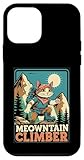 Meowntain Climber Lustige Katze Wandern Wortspiel Outdoor Camping Hülle für iPhone 12 mini