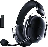 Razer BlackShark V2 Pro (2023) für PC - Kabelloses Premium Esports Headset (HyperClear Super-Breitband-Mikrofon, Triforce Titanium 50mm Treiber, HyperSpeed Wireless-Technologie, 70 Std) Schwarz