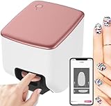 Kommerzieller Nageldrucker,Farbnagelkunstmaschine,Automatische Nagelformerkennung, schnelles Zeichnen in 10 Sekunden, 4800 dpi, für Nagelliebhaber