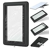 Schutz für Starlink Gen3, Satellitenschüssel-Zubehör, transparentes PVC-Material+900D-Gewebe, witterungsbeständig, staubdicht und wasserdicht, für maximale Signalleistung und Haltbarkeit, Schwarz