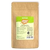 Birkengold Zahnpulver Minze 100 g Nachfüllbeutel | Natürliches Zahnputzpulver mit Xylit ohne Fluorid | Veganes Zahnreinigungspulver für Kariesprophylaxe & Zahnschmelzschutz | Plastikfrei & Nachhaltig