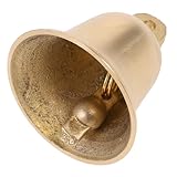 IMIKEYA Vintage Messingglocke für DIY Basteln und Dekoration Kleine Kreative Glocke mit Klarem Klang als Nostalgisches Windspiel Weihnachts und Wohnaccessoire