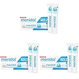 meridol Zahnpasta 2x75ml - Zahncreme bekämpft Zahnfleischentzündungen, antibakterieller Effekt (Packung mit 3)