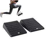 Squat Wedge Block – Multifunktionales Geneigtes Pedalpaar, Ergonomische Fersenerhöhungsrampe | Fitnessgeräte Für Wadendehnung, Yoga-Übungen Und Gewichthebertraining Im Fitnessstudio Zu Hause Oder Im