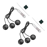 BOLAXHCA Gitarren Tonabnehmer 6X Piezo Tonabnehmer für Akustische Gitarren Ukulele Mandolinen Instrumente