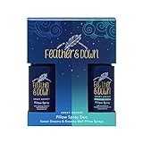 Feather & Down Kopfkissenspray-Duo-Geschenkset (50ml Kopfkissenspray Sweet Dream & 50ml Kopfkissenspray Breathe Well) – Die perfekte Kombination für eine erholsame Nachtruhe. Ohne Tierversuche. Vegan.